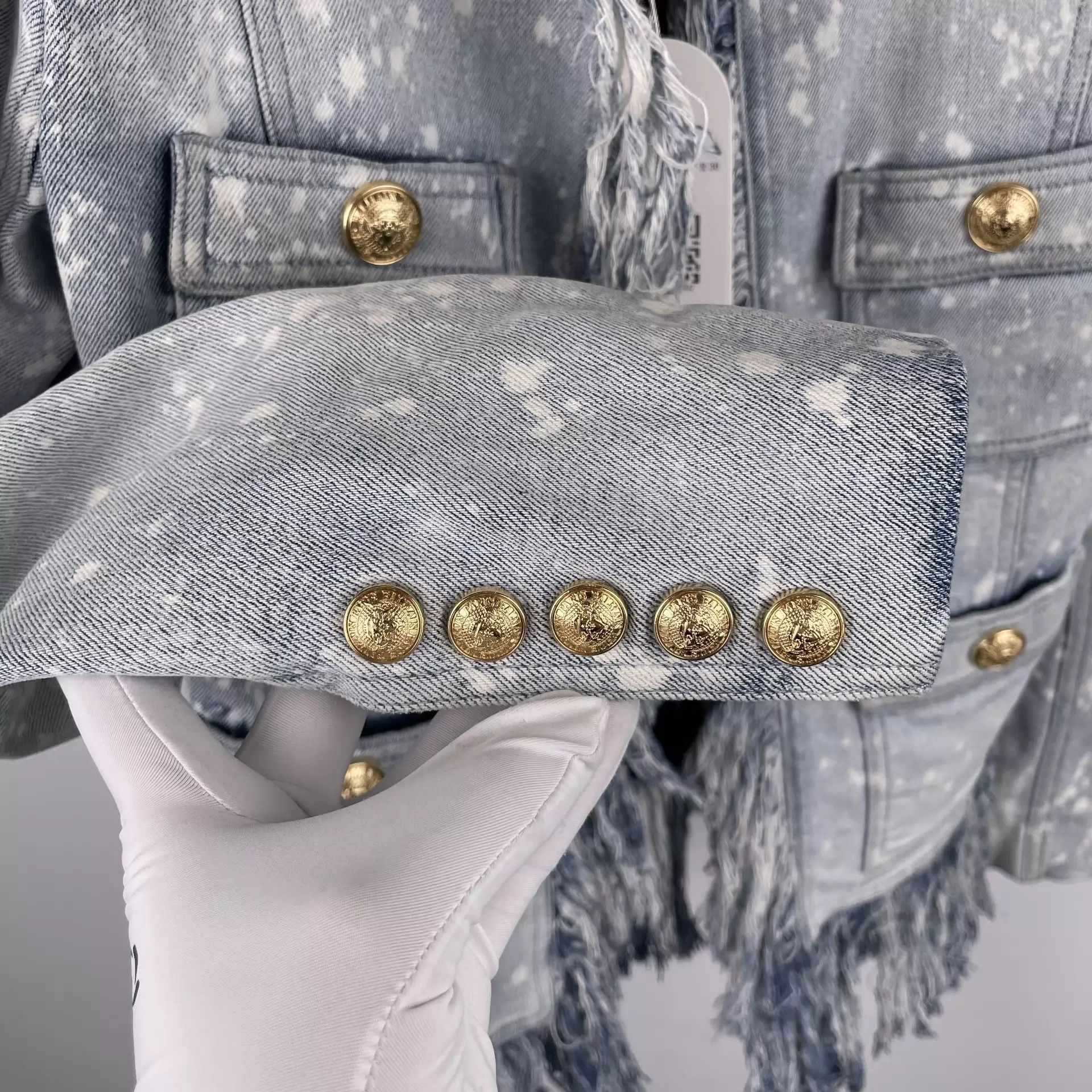 Balmain Balmain Denim Jacket Blue 36 260409ZPX9K02 Size XS / US 0-2 / IT 36-38 - 5 Thumbnail