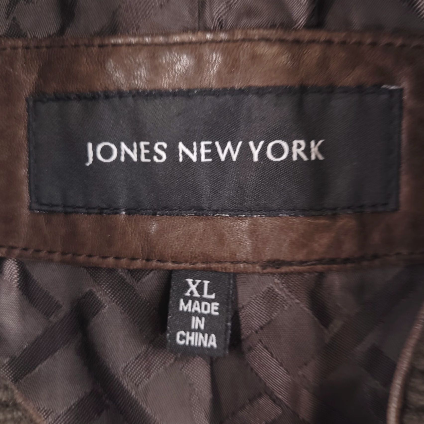 Jones New York Jones New York Coat Womens Medium Leather Brown Trench Long Real Genuine Size M / US 6-8 / IT 42-44 - 4 Thumbnail