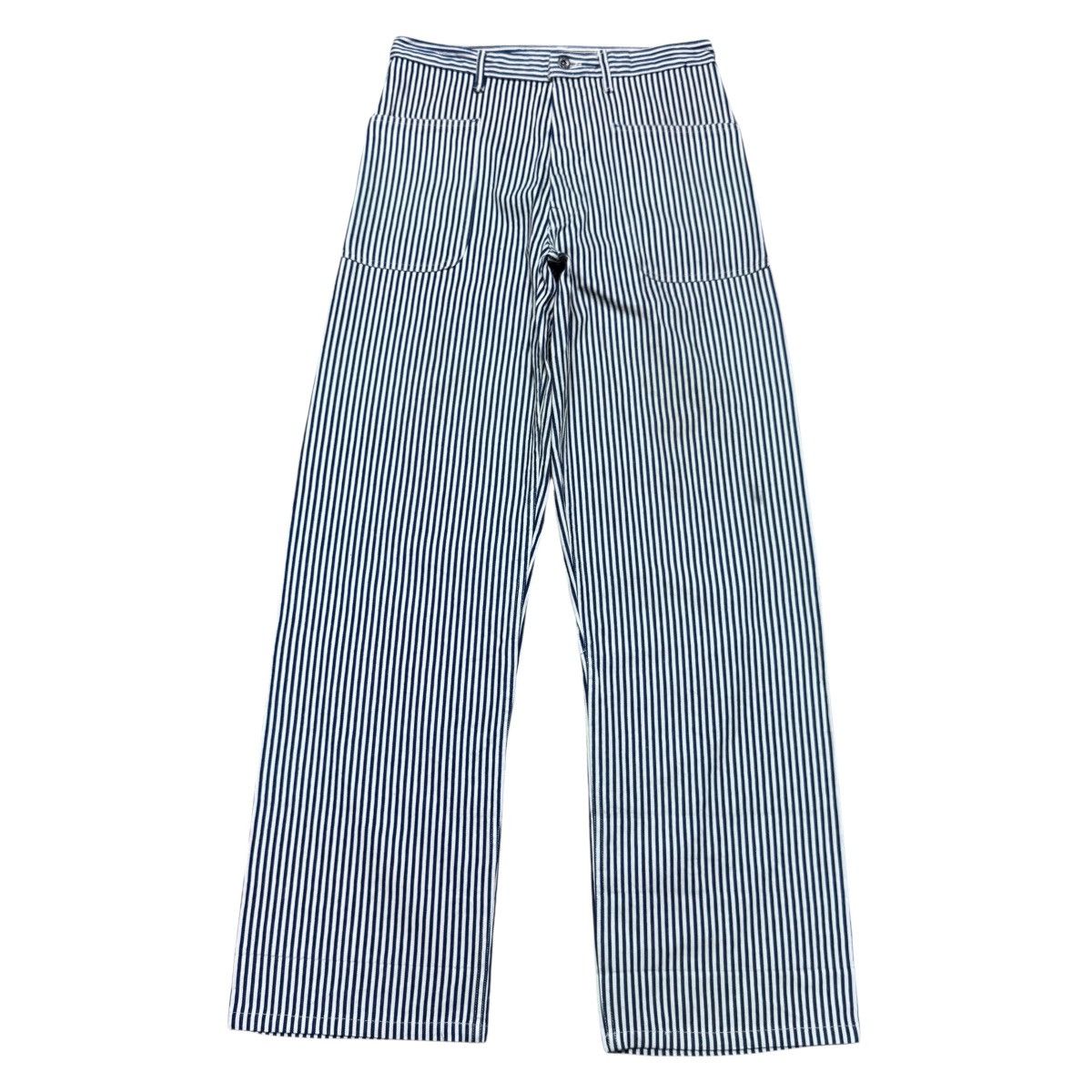 Post Overalls Vintage Post Overalls Hickory Work Pants Long Leg Size US 33 - 2 Thumbnail