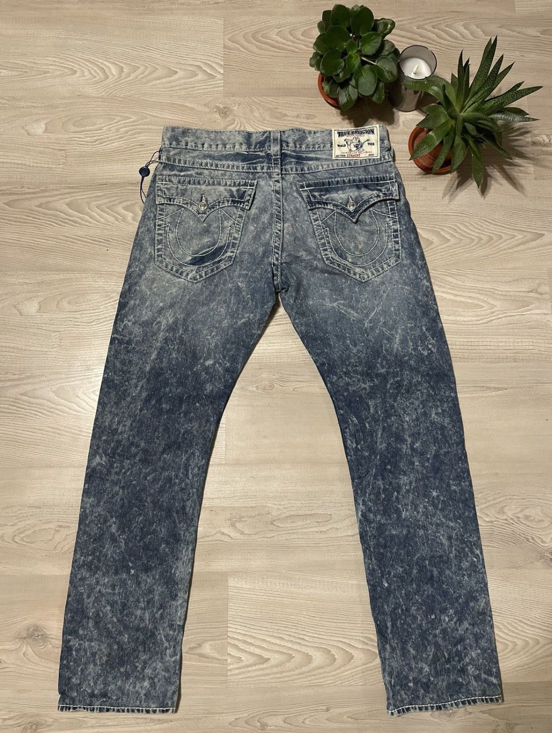 True Religion × Vintage True Religion Distressed Vintage Pants Size US 36 / EU 52 - 1 Thumbnail