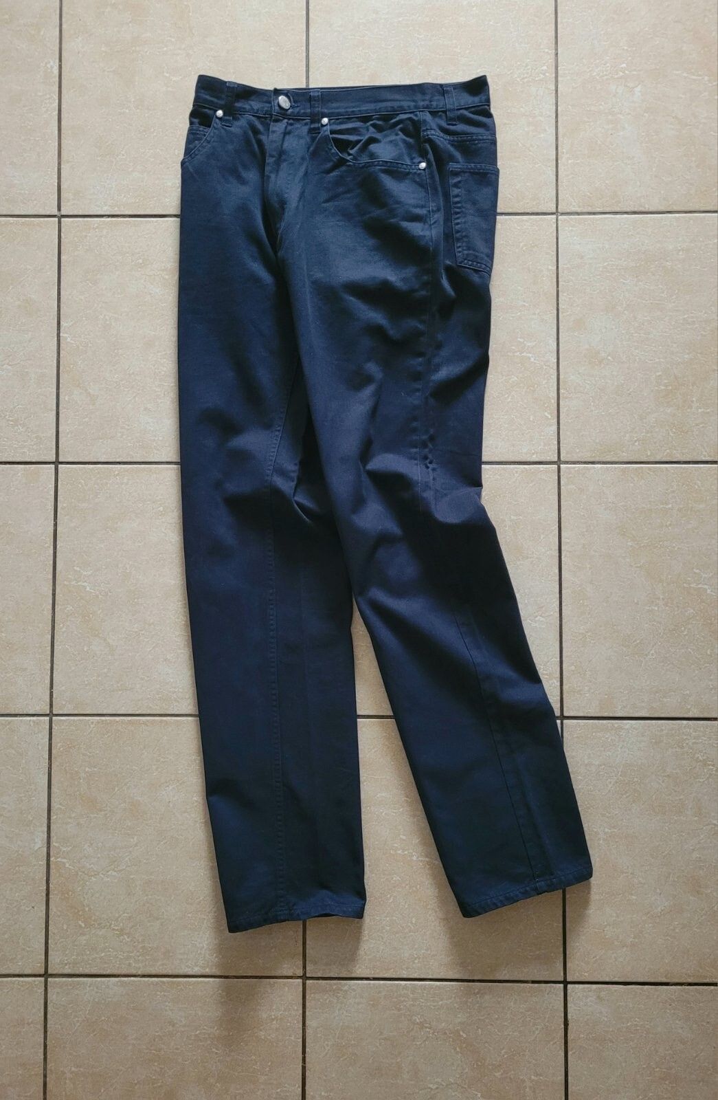 Pre-owned Valentino Vintage  Jeans Navy