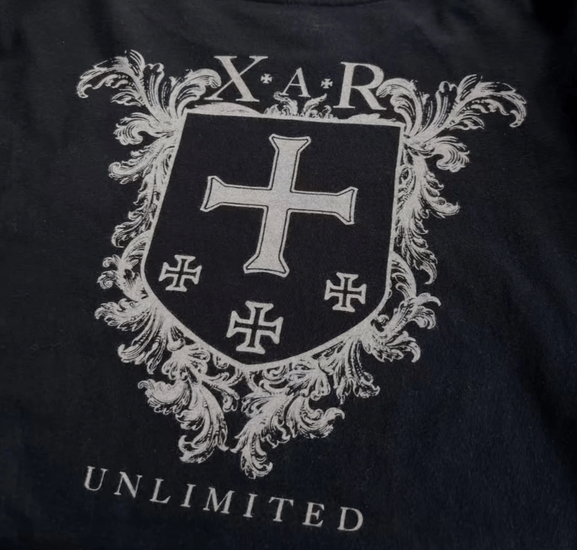 Japanese Brand Y2K New Vintage Gothic Skull Wing Printed Long Sleeve Size US L / EU 52-54 / 3 - 4 Thumbnail