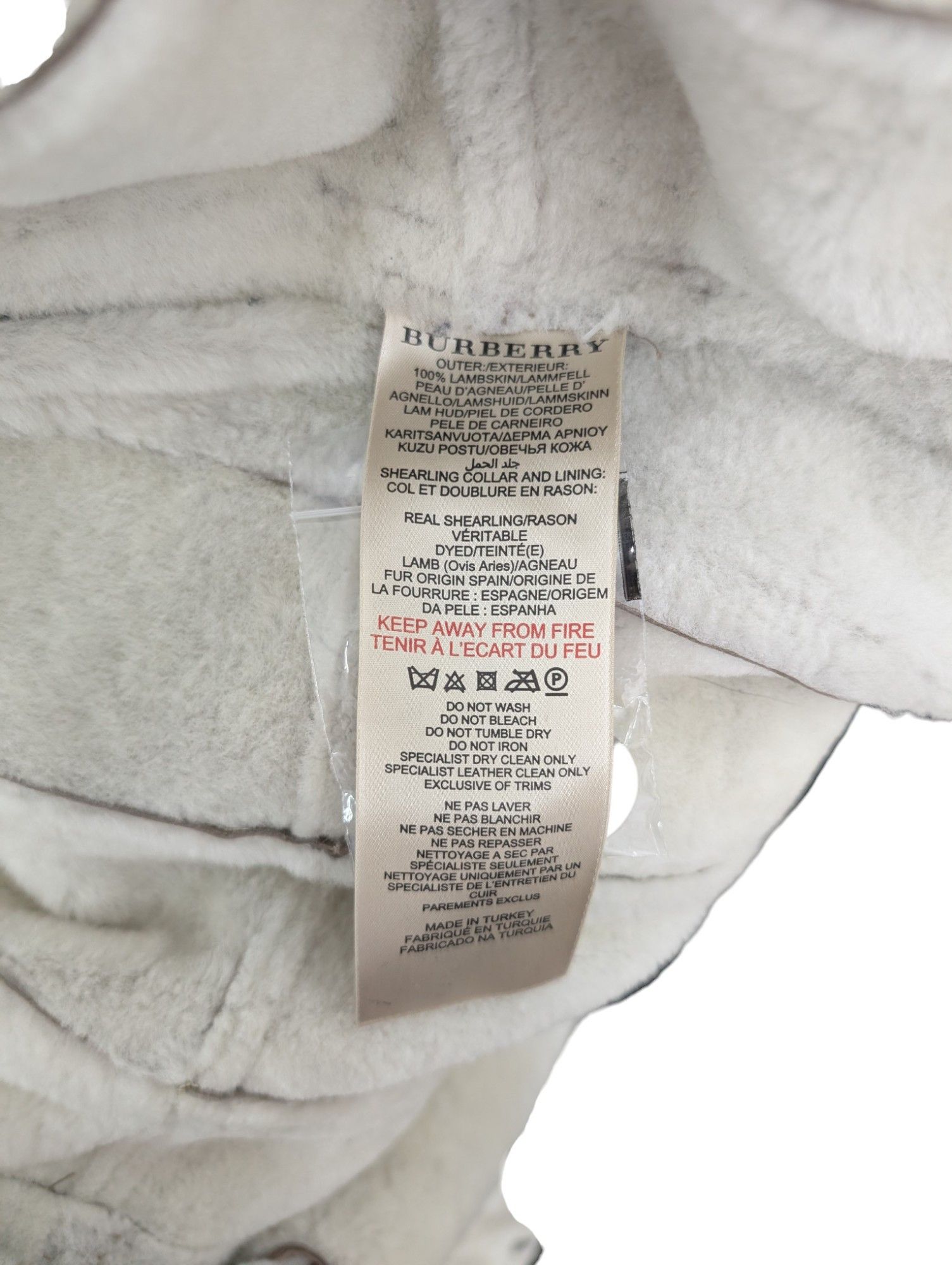 Burberry Taupe Shearling Mid-Length Overcoat Size XS / US 0-2 / IT 36-38 - 13 Thumbnail