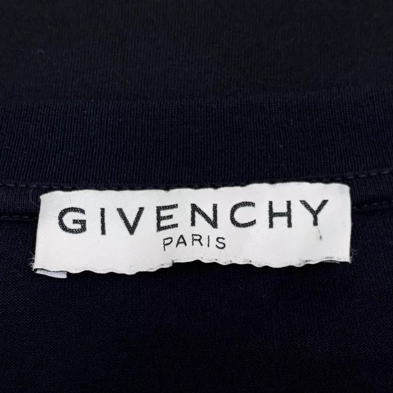 Givenchy Givenchy Black Logo Letter Cotton Round-Neck Short-Sleeve Size US L / EU 52-54 / 3 - 6 Thumbnail