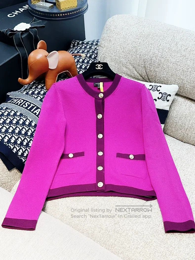 Chanel Chanel 20A early autumn handicraft workshop pink purple da Size XS / US 0-2 / IT 36-38 - 1 Thumbnail