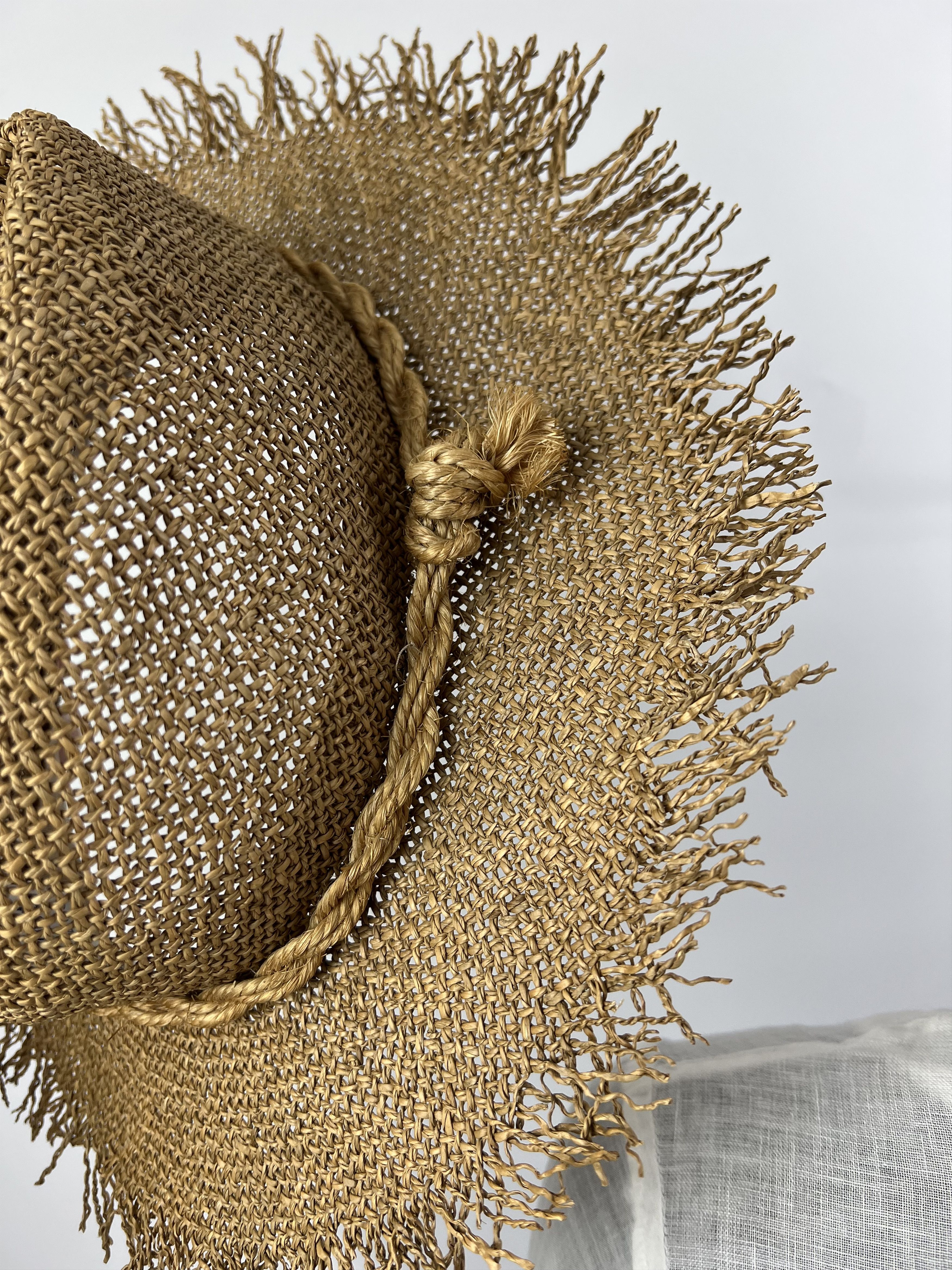Designer Jean Barthet Rare Vintage Straw Fedora Hat One Size Size ONE SIZE - 5 Thumbnail