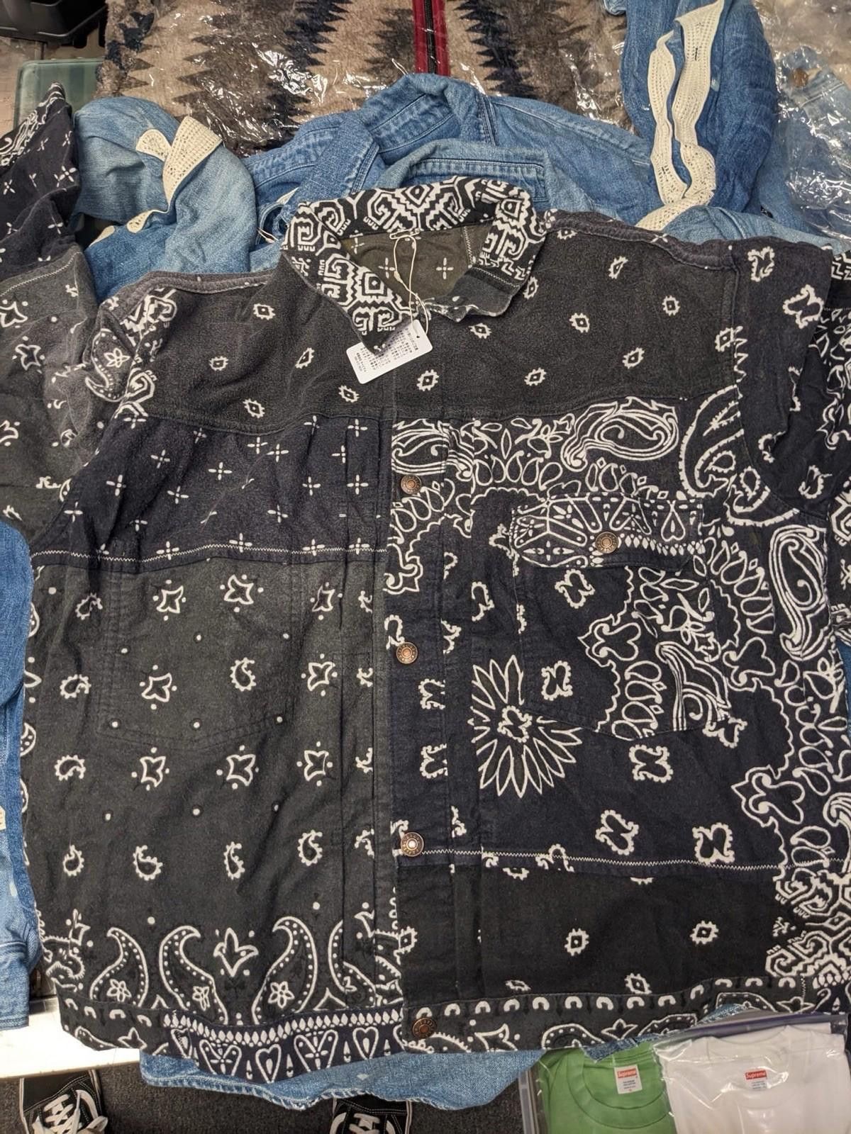 Kapital Kapital Flannel Reversible Bandana 1st Jacket Black Size 5 Size US XXL / EU 58 / 5 - 6 Thumbnail