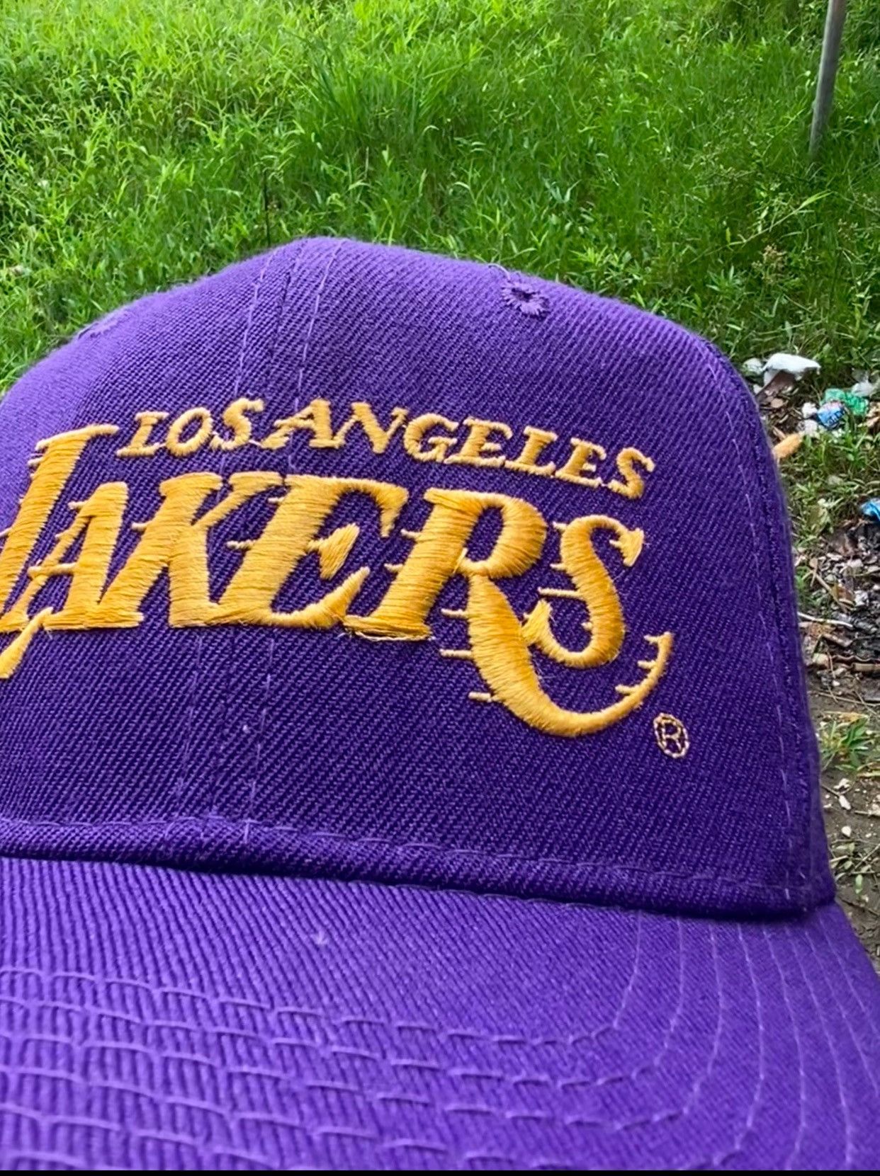 Vintage SNAPBACK VINTAGE LAKERS SPORT SPECIALTIES Size ONE SIZE - 4 Thumbnail