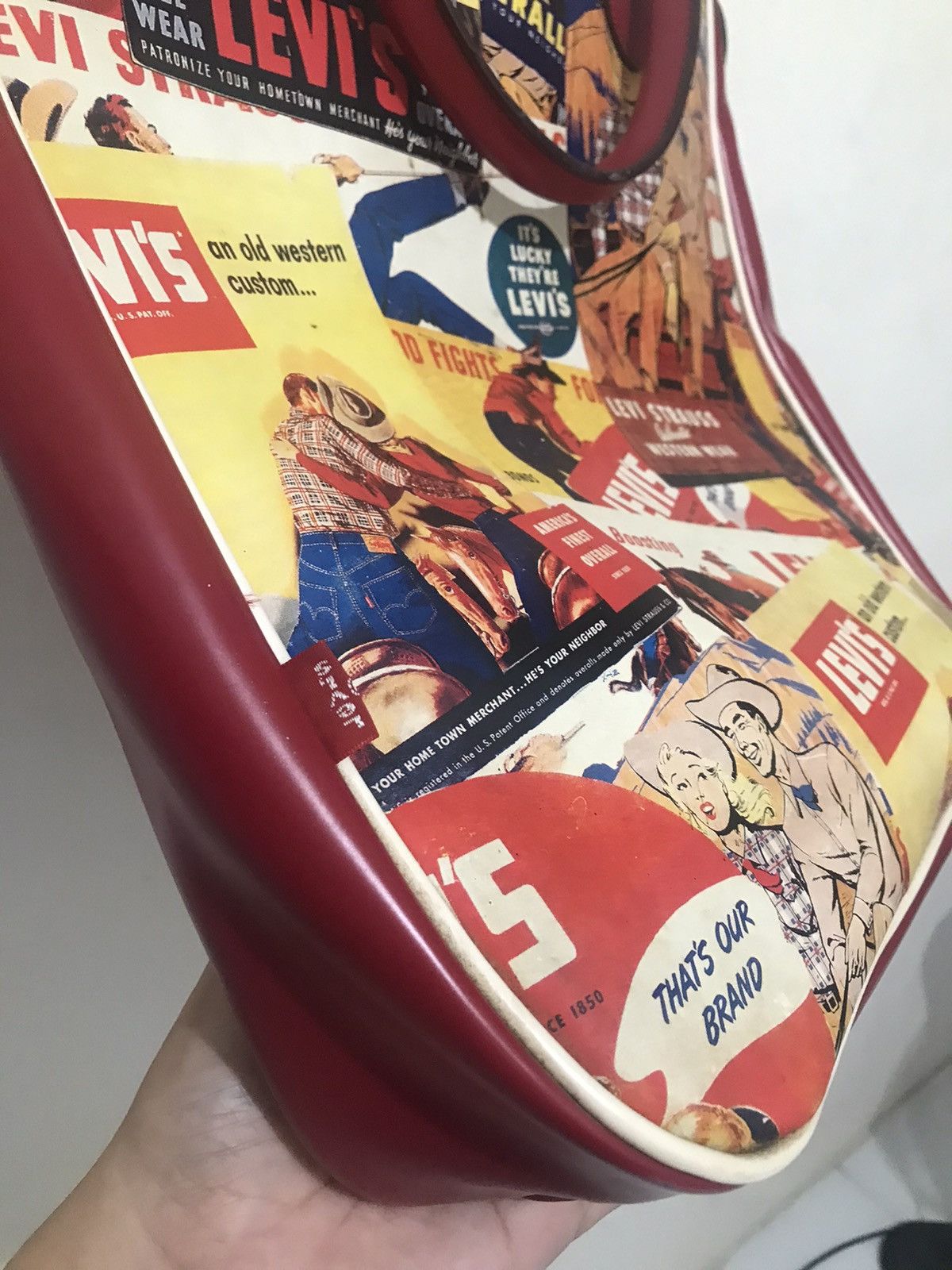 Levi's × Vintage LEVI’S - VINTAGE COMIC STRIP TWO-WAY PVC BAG Size ONE SIZE - 5 Thumbnail