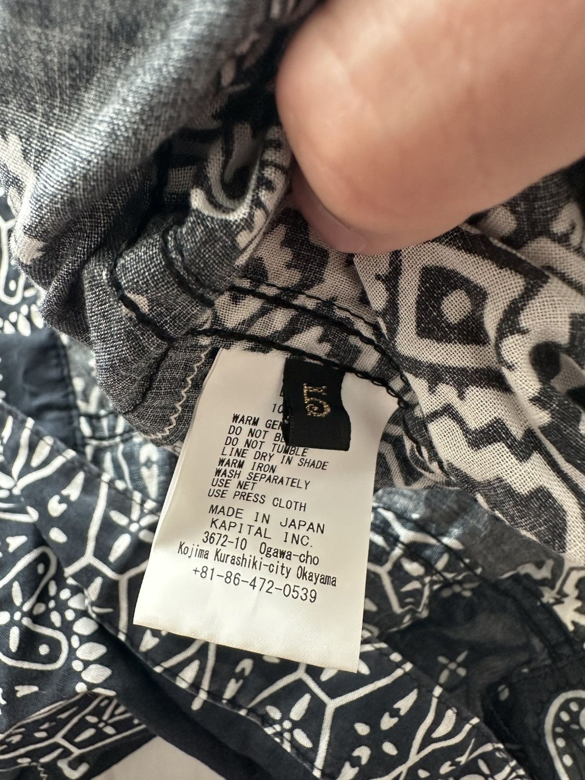 Kapital Kapital Paisley Shirt Size US XL / EU 56 / 4 - 5 Thumbnail