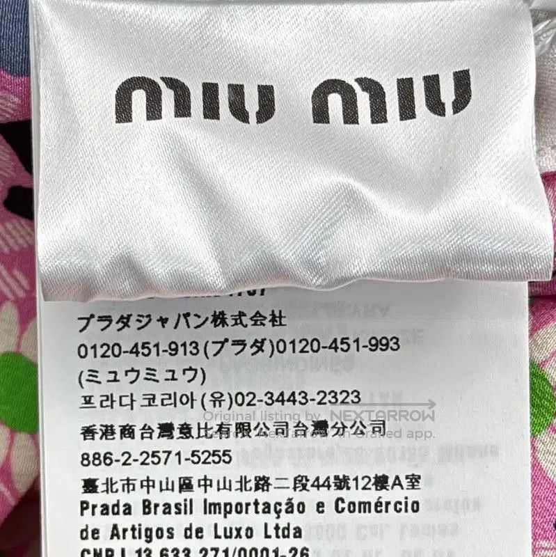 Miu Miu Miu Miu Pink Cotton Blend Crop Top . Size S / US 4 / IT 40 - 5 Thumbnail