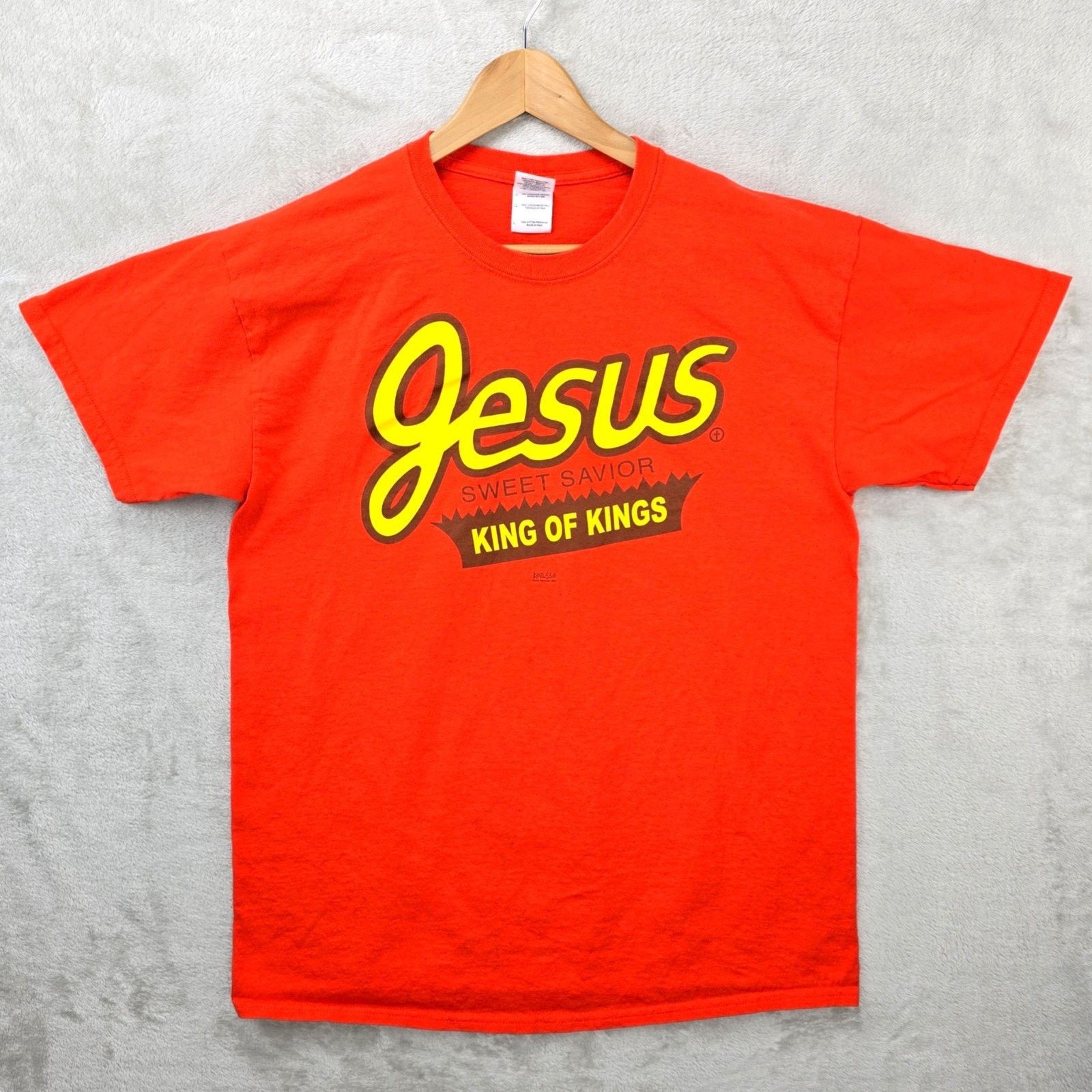 Other Vintage Jesus Sweet Savior King Of Kings Shirt Large Reese’s Size US L / EU 52-54 / 3 - 1 Thumbnail