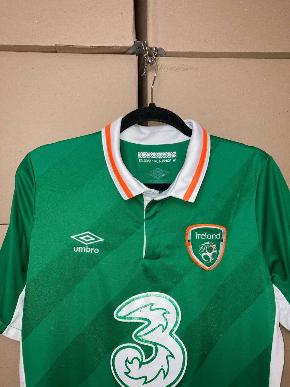 Umbro VINTAGE IRELAND 2016/2017 HOME FOOTBALL SHIRT UMBRO Y2K Size US M / EU 48-50 / 2 - 7 Thumbnail