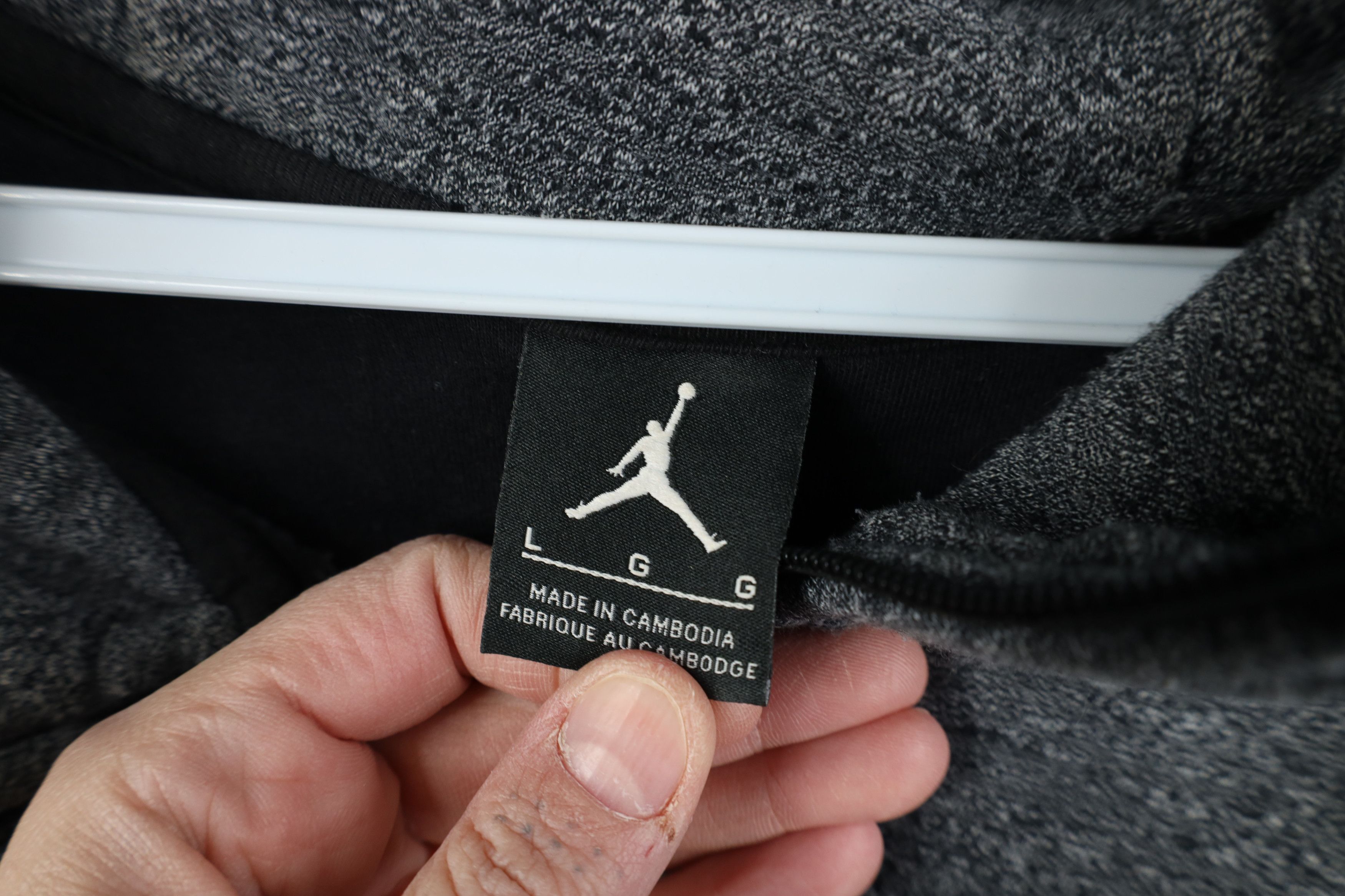 Nike Nike Air Jordan Icon Jumpman Full Zip Hoodie Sweatshirt Size US L / EU 52-54 / 3 - 9 Thumbnail