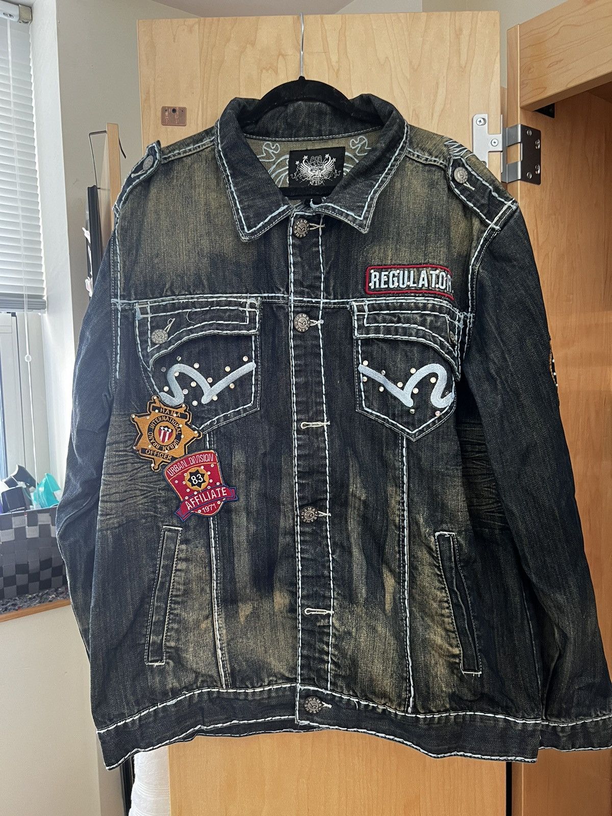 Hama Evisu inspired Denim Jacket Denim Jackets