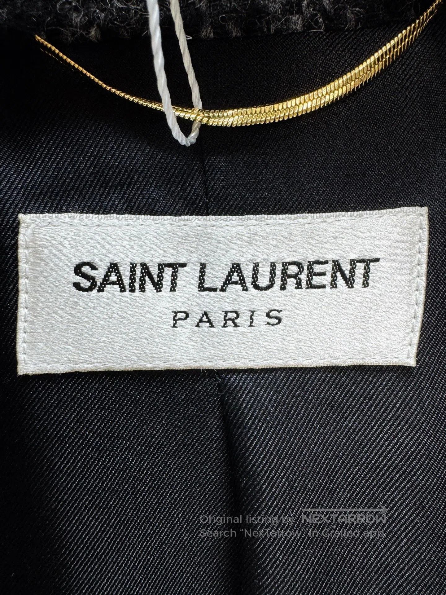 Saint Laurent Paris Saint Laurent Gray Plaid Wool Blazer. Size US S / EU 44-46 / 1 - 3 Thumbnail