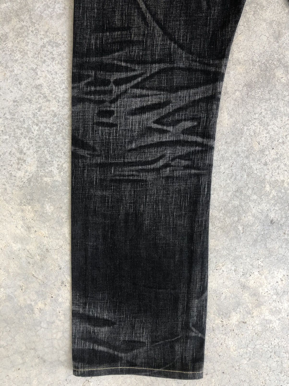 Le Grande Bleu (L.G.B.) Japanese Edwin 503 Blue Trip Distressed Jeans Size US 33 - 11 Thumbnail