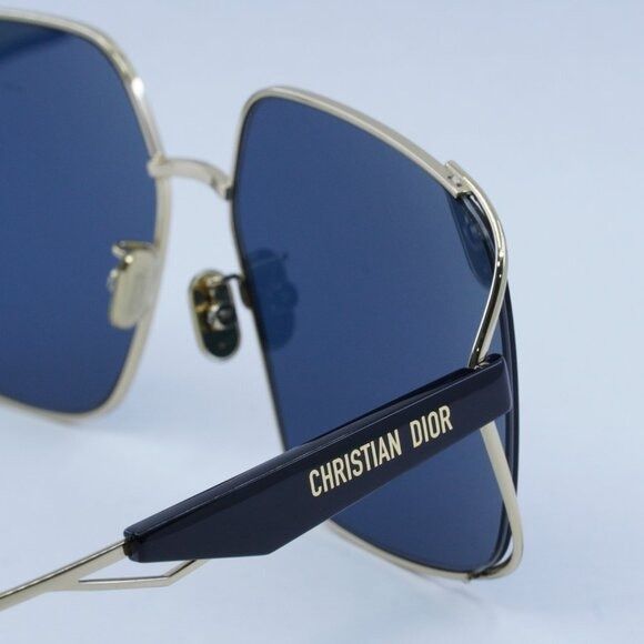 Dior Dior ARCHIDIOR S1U B0B0 Sunglasses Gold Square Frame Size ONE SIZE - 4 Thumbnail