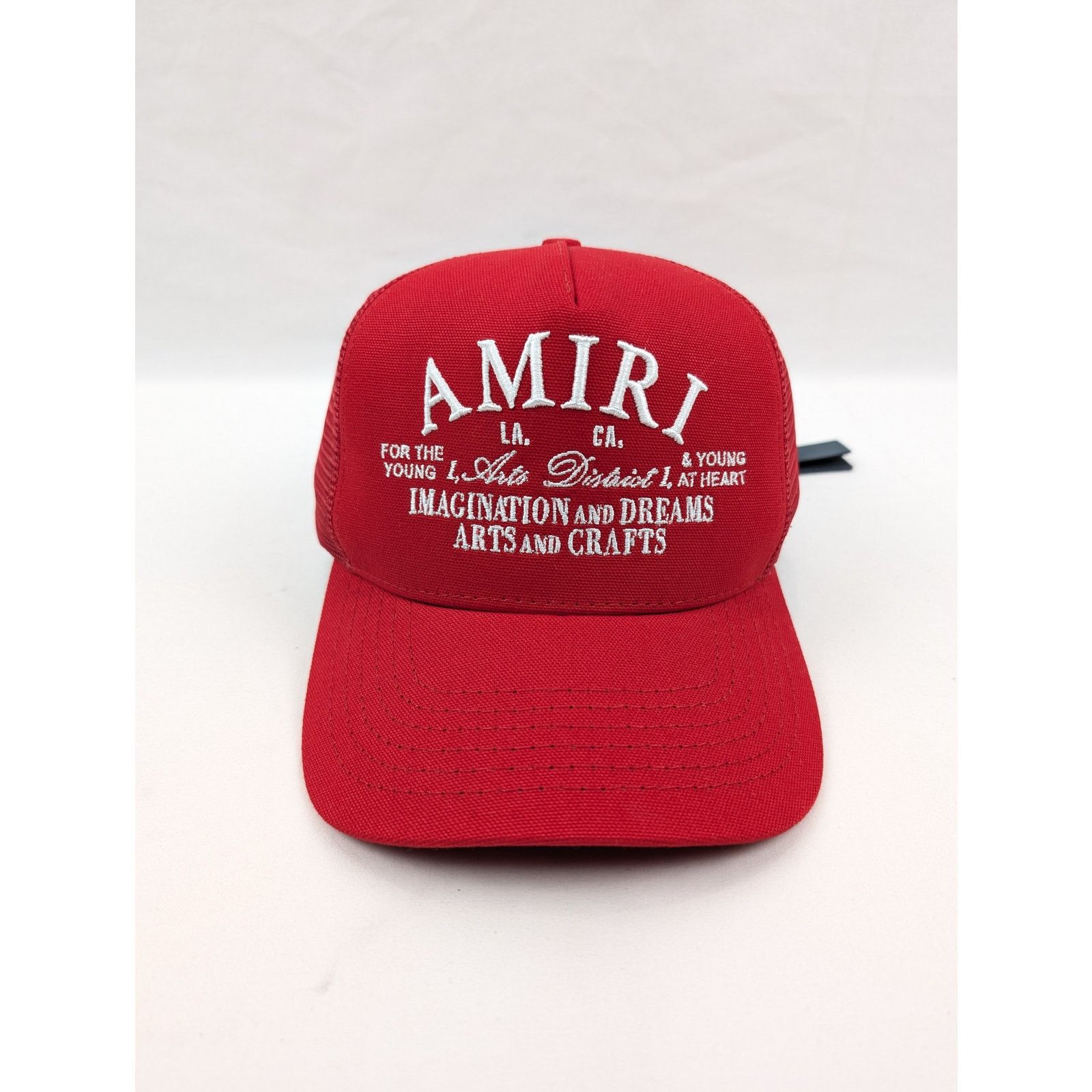 Amiri o1rshd1 Size: OS / Arts District Trucker Cap / Hat Red Size ONE SIZE - 2 Thumbnail