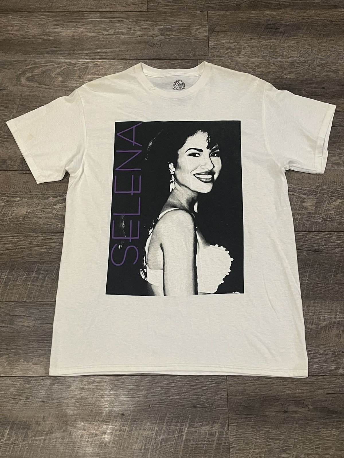 Band Tees Selena White Tee Shirt Size Medium Size US M / EU 48-50 / 2 - 1 Thumbnail