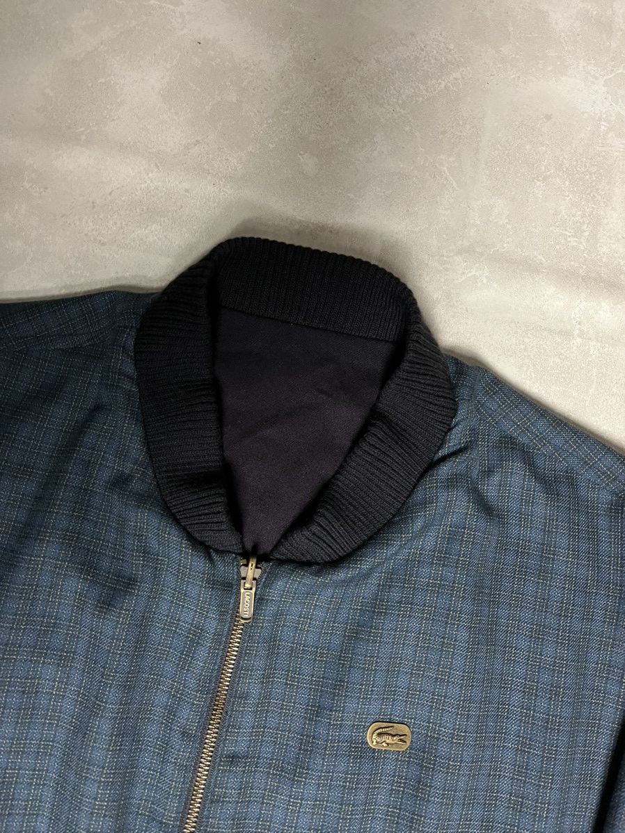 Lacoste Vintage Reversible 90s Lacoste Wool Bomber Varsity Jacket Size US L / EU 52-54 / 3 - 6 Thumbnail