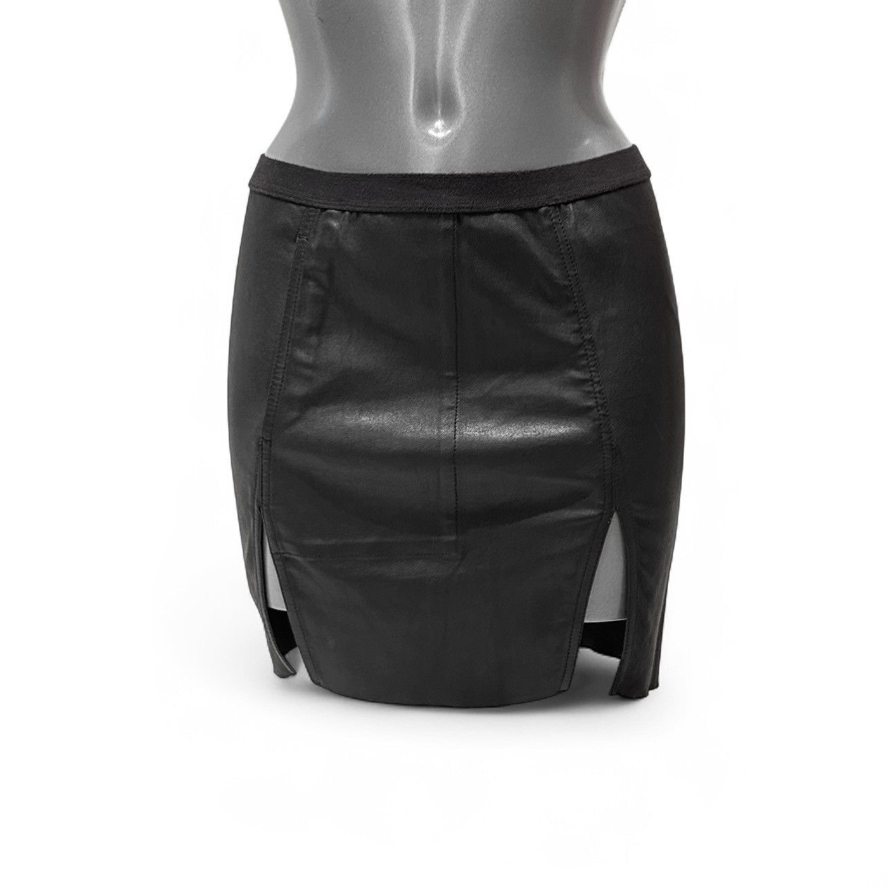 Rick Owens Rick Owens SS21 PHLEGETHON Leather Skirt Size 26" / US 2 / IT 38 - 1 Thumbnail