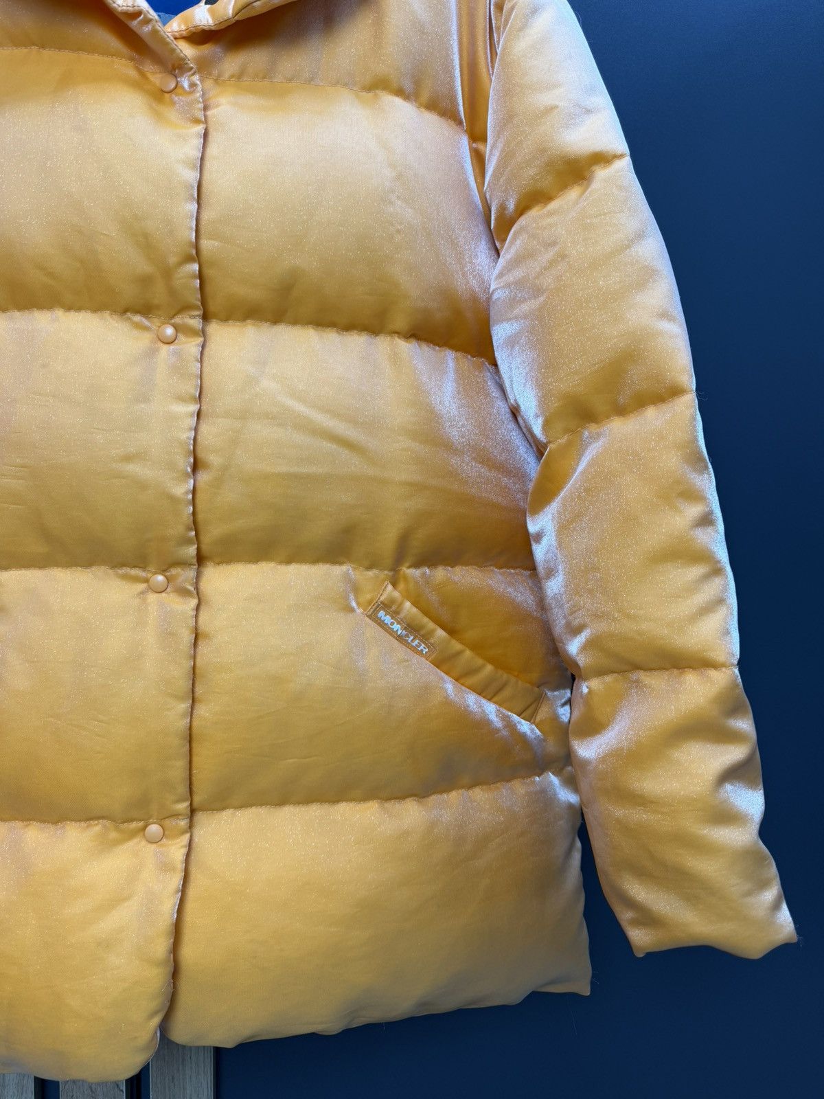 Moncler Grenoble Moncler Grenoble Women’s Orange Down Puffer Jacket Size 2 Size M / US 6-8 / IT 42-44 - 4 Thumbnail