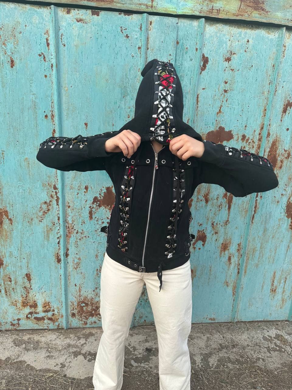 Japanese Brand × Vintage Vintage Y2K Dancing Day Elf Avantgarde Opium Hoodie owns Size US L / EU 52-54 / 3 - 15 Thumbnail