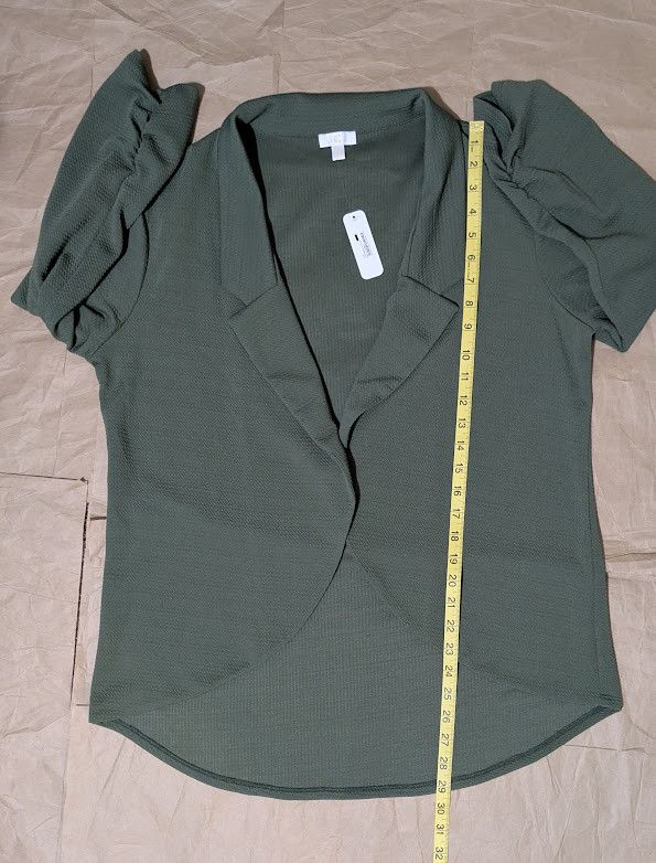 Other Charming Charlie open front olive NWT sweater Size XL / US 12-14 / IT 48-50 - 5 Thumbnail