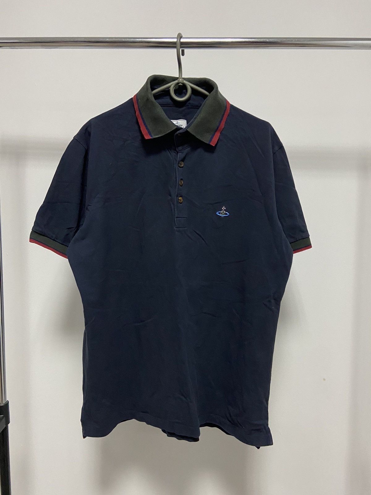 Vintage × Vivienne Westwood Vivienne Westwood Polo T Shirt Vintage Small Orb Logo Luxury Size US XL / EU 56 / 4 - 1 Thumbnail