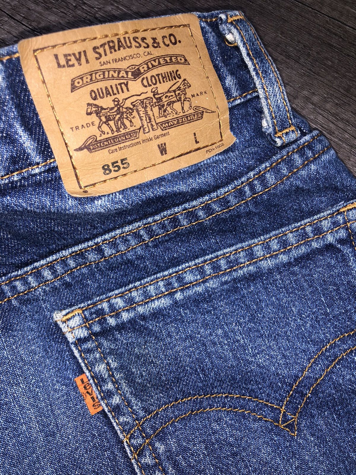Levi's Vintage Clothing Vintage Levis 855 Orange Tag Japan Size 27" / US 4 / IT 40 - 16 Thumbnail