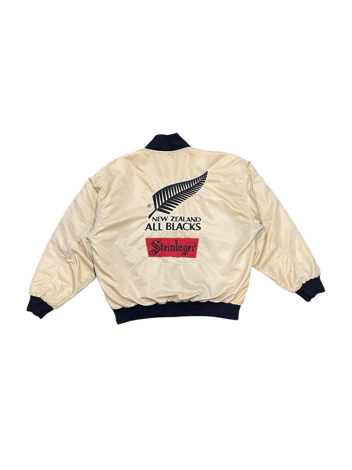 Canterbury of New Zealand 90s CANTERBURY OF NEW ZEALAND ALL BLACK STEINLAGER BOMBER Size US XL / EU 56 / 4 - 1 Thumbnail