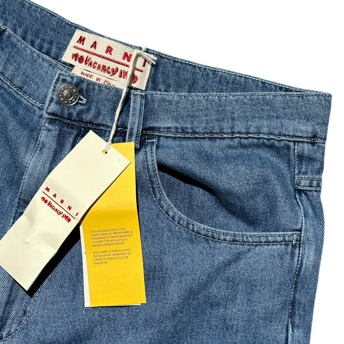 Marni SS23 painted double layer denim Size US 33 - 2 Thumbnail