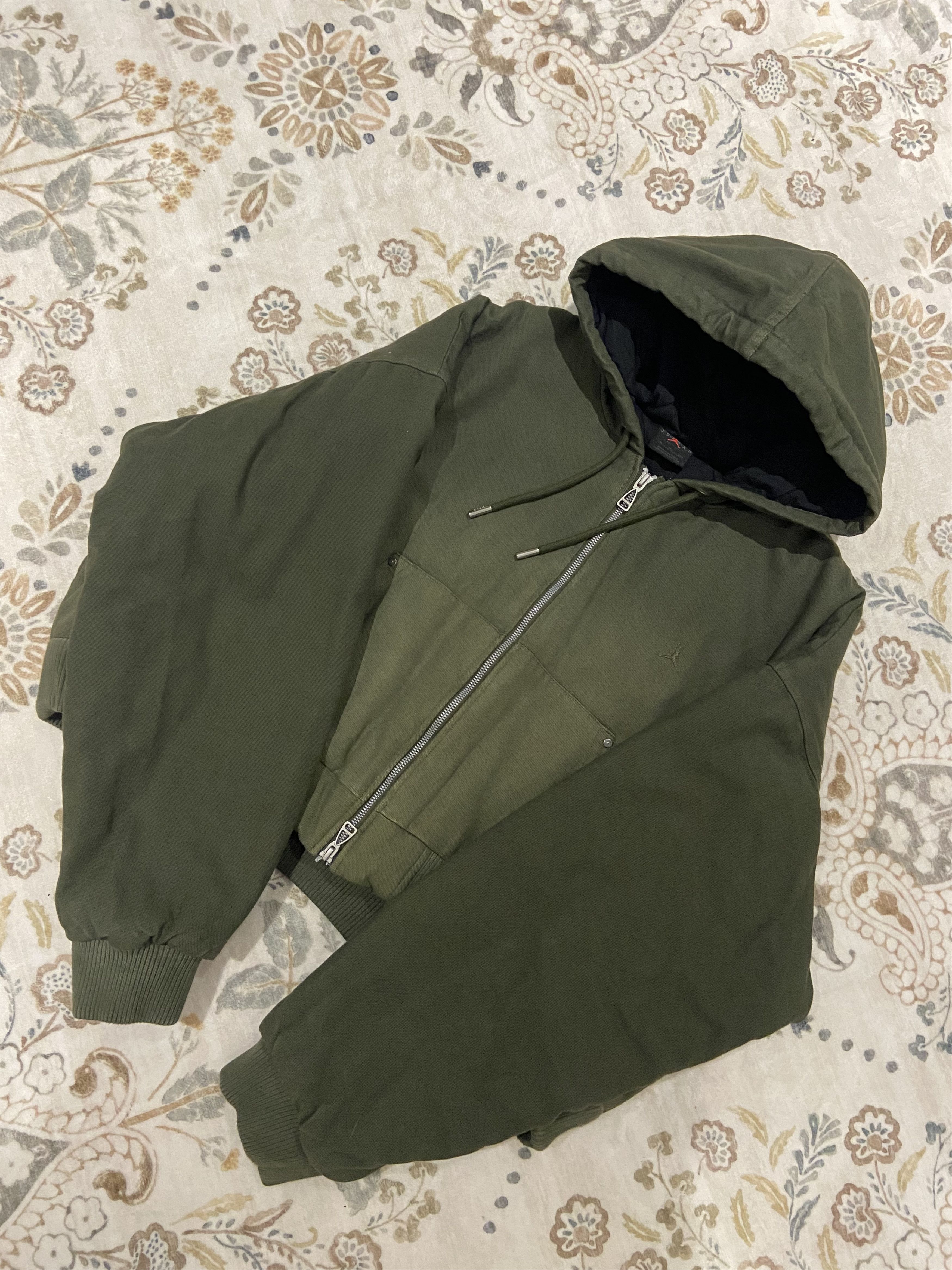 Jordan Brand × Travis Scott Travis Scott Hooded Canvas Jacket 'Cargo Khaki' Size XXL / US 16-18 / IT 52-54 - 1 Thumbnail