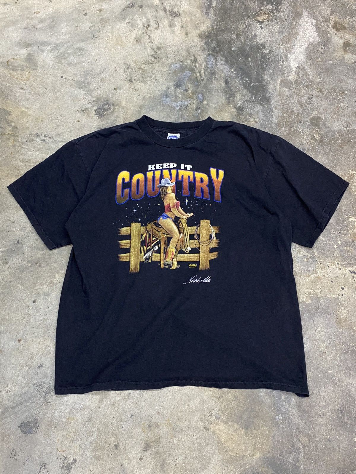 Designer × Vintage keep it country sexy tees Size US XL / EU 56 / 4 - 6 Thumbnail