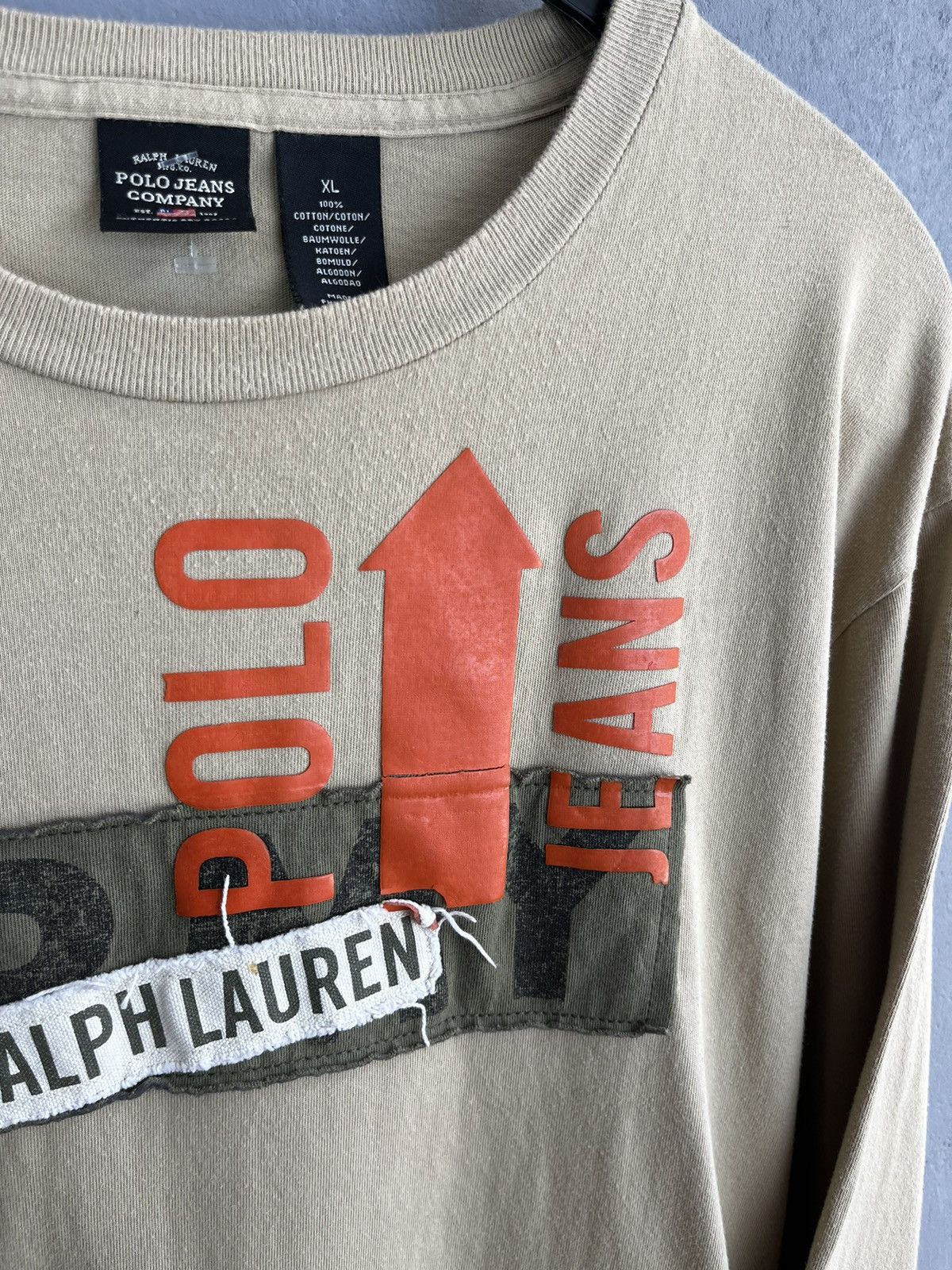 Polo Ralph Lauren × Ralph Lauren × Vintage Polo Ralph Lauren army long sleeve vintage Size US XL / EU 56 / 4 - 6 Thumbnail