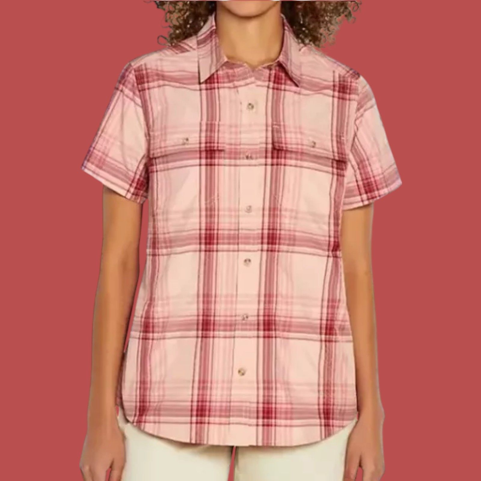 Other Eddie Bauer - Women's Moisture Wicking Short Sleeve Shirt - Size XS / US 0-2 / IT 36-38 - 1 Thumbnail