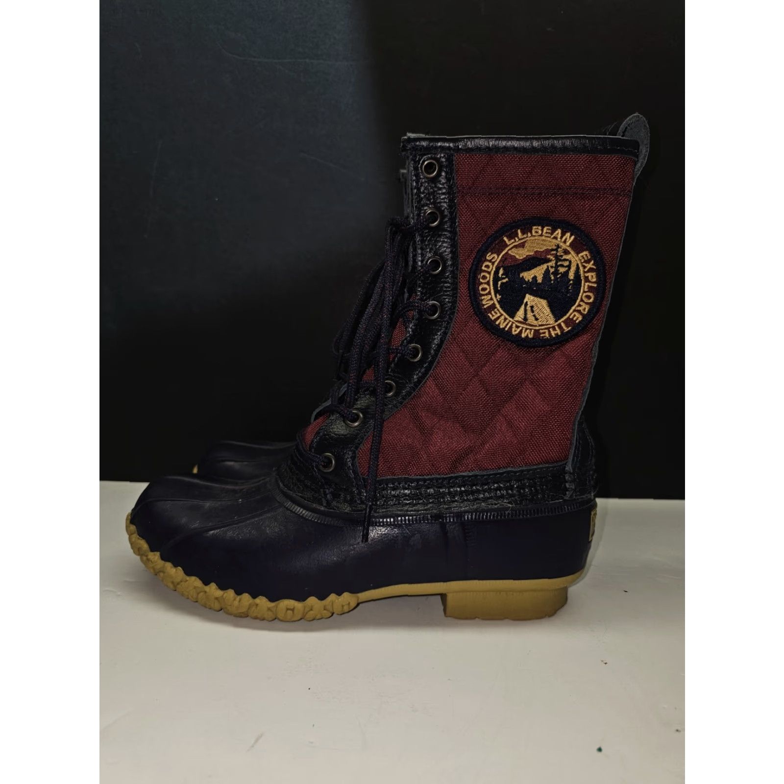 Vintage L.L. Bean Bean Boots Womens Size 7 M Explore The Maine Woods Quilted Boots Size US 7 / IT 37 - 6 Thumbnail