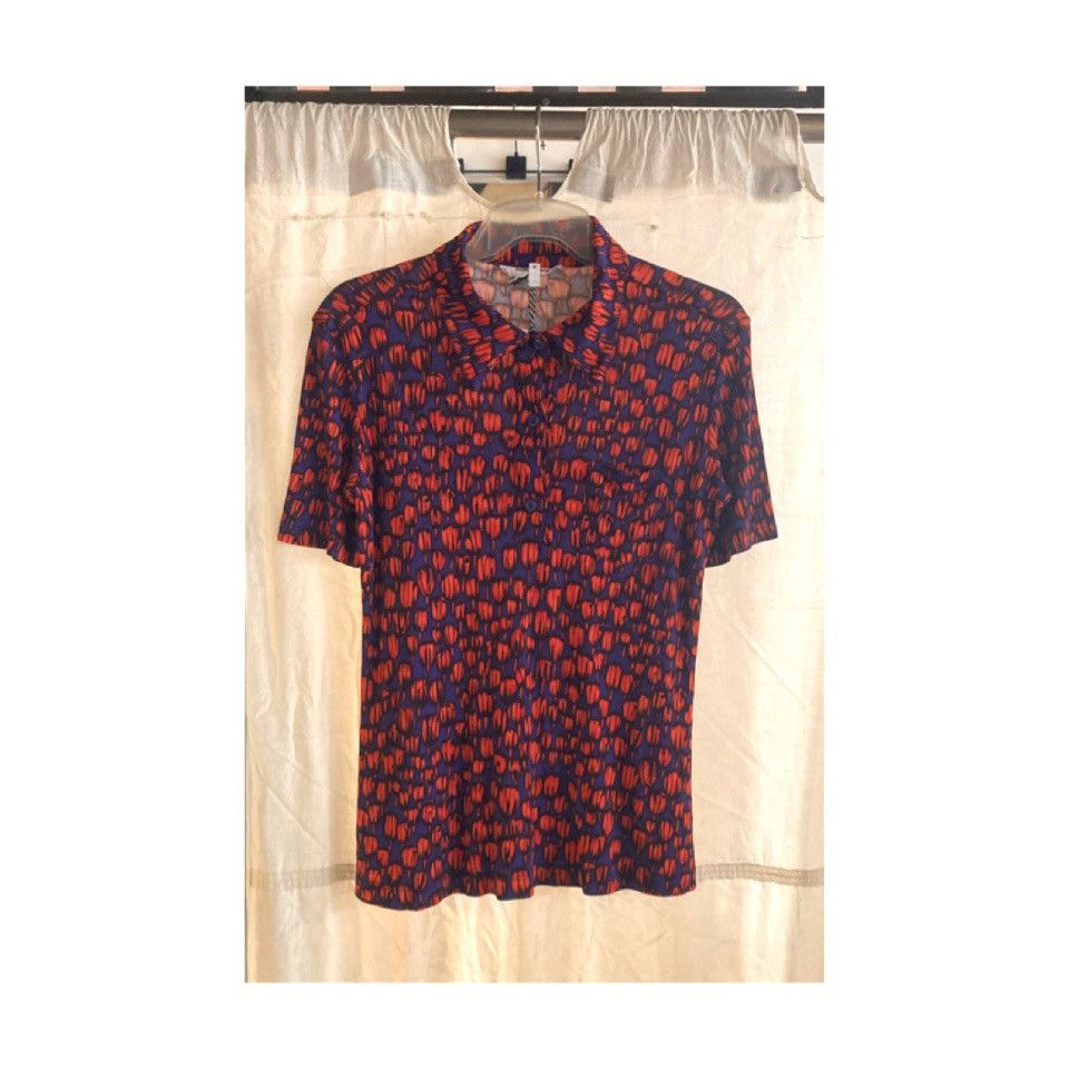 Iceberg Vintage ICEBERG Graphic Stretch Polo Shirt Size M / US 6-8 / IT 42-44 - 2 Thumbnail