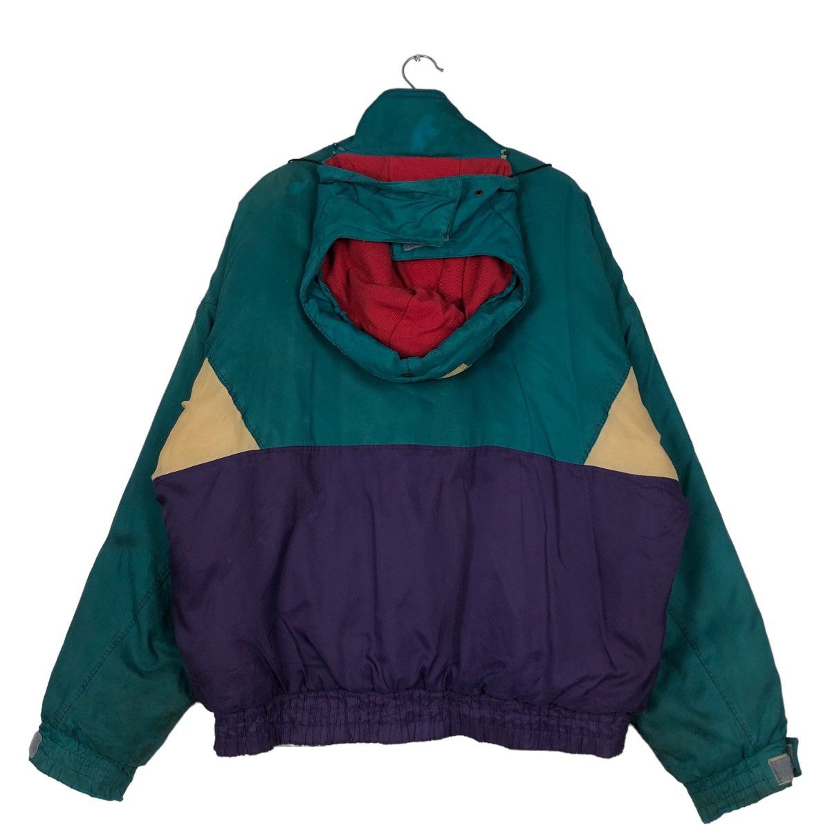 Japanese Brand 🔥Multi Colour Biker Jacket Sohshin Parachute Cargo Pockets Size US L / EU 52-54 / 3 - 8 Thumbnail