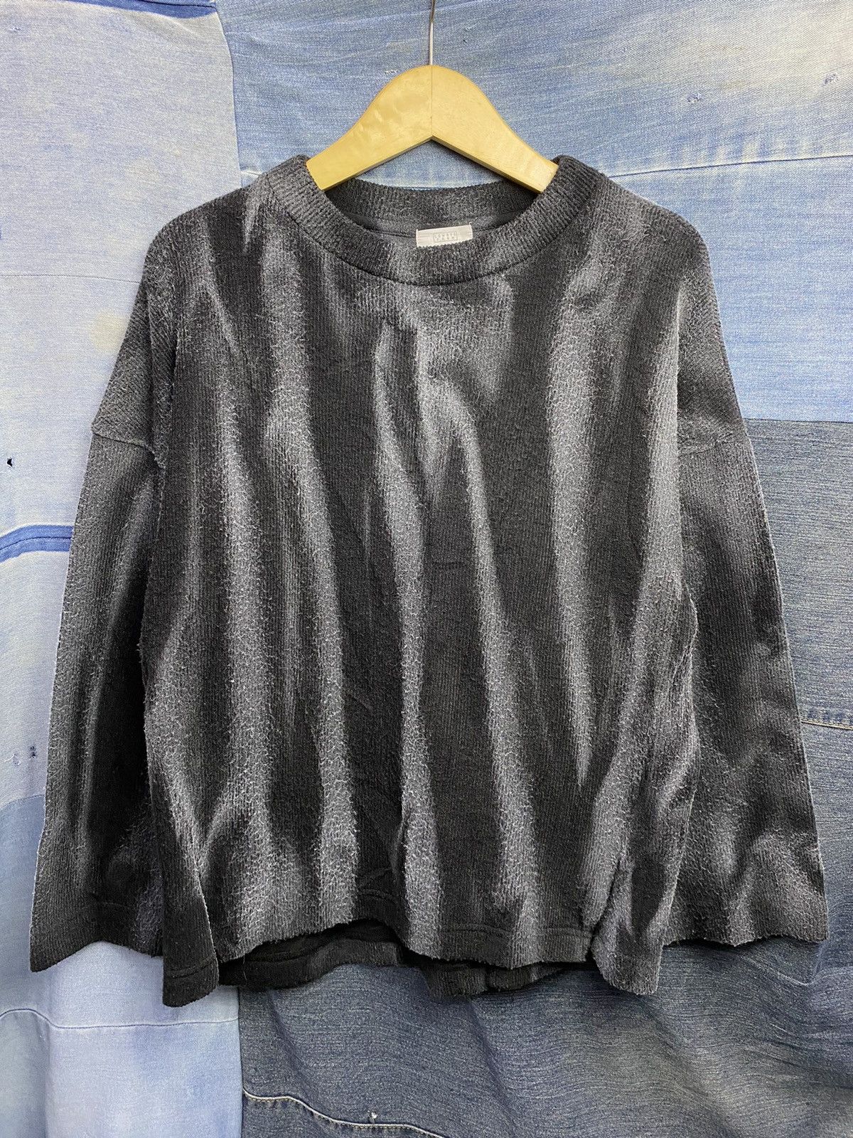 Beauty Beast × Hysteric Glamour × Japanese Brand Grunge Knit lowrys farm smoked wash baggy sleeve Size US M / EU 48-50 / 2 - 2 Thumbnail