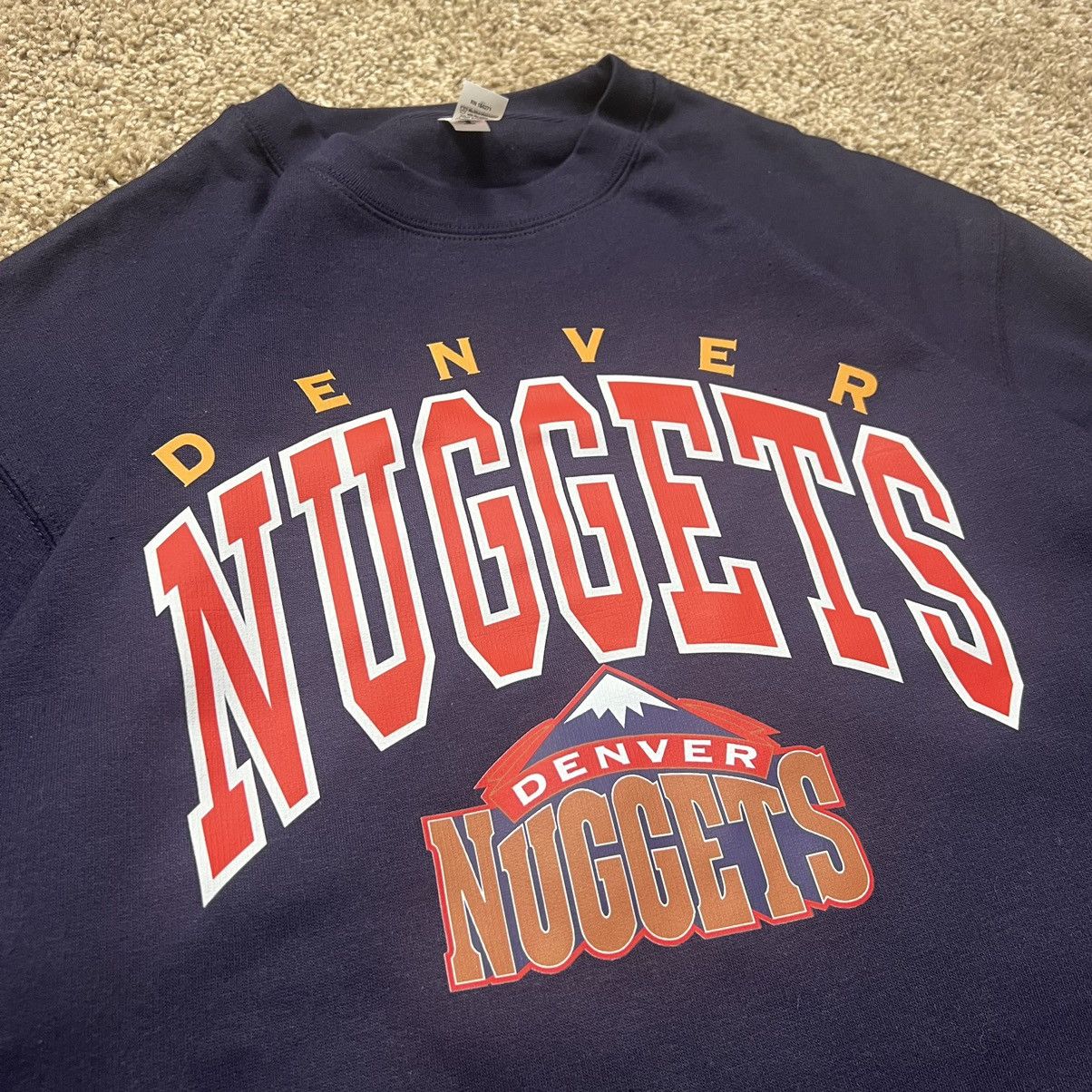 NBA × Vintage Vintage y2k Denver Nuggets 2001 NBA crewneck sweatshirt Size US XL / EU 56 / 4 - 5 Thumbnail