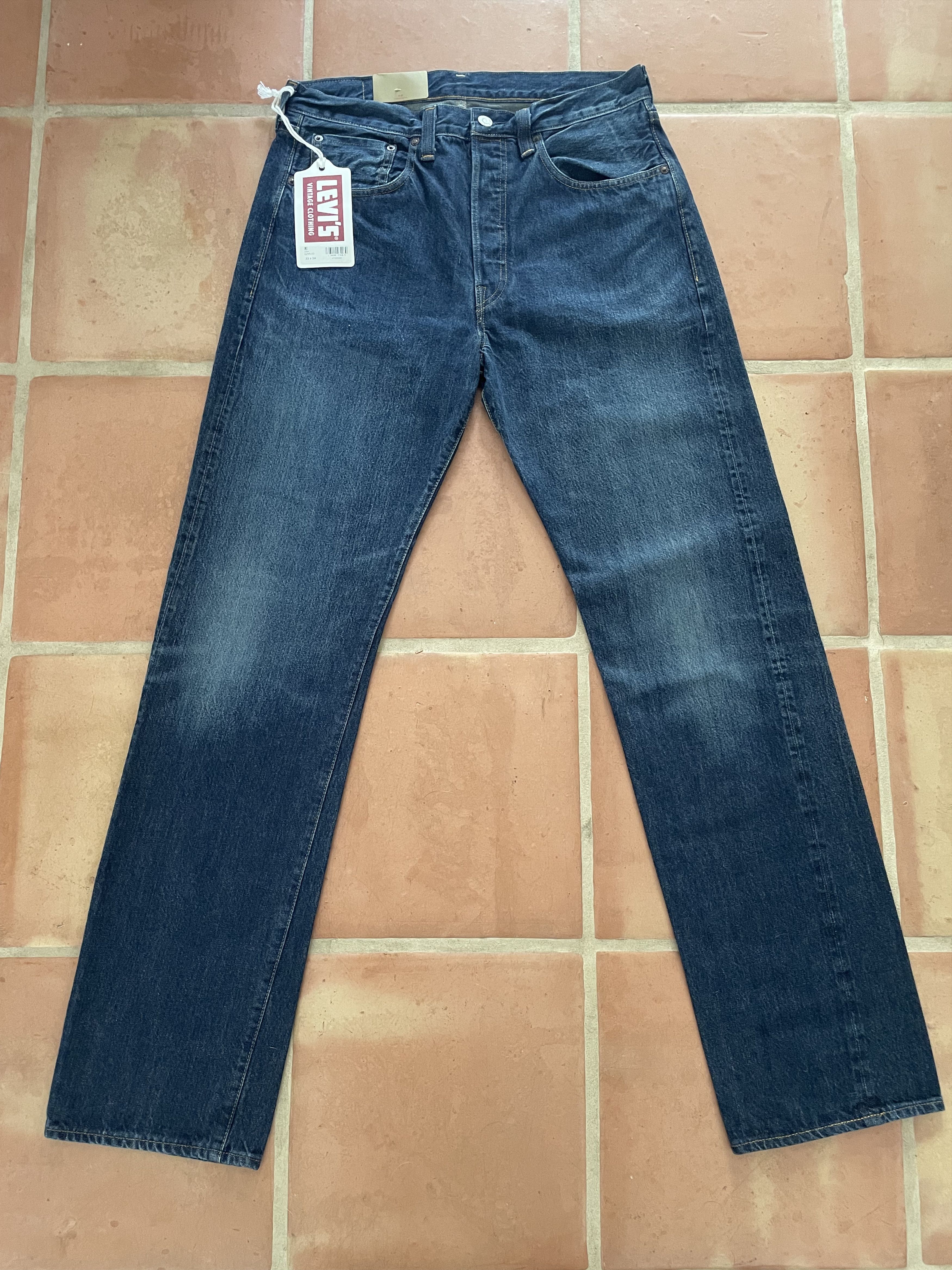 Vintage Selvedge Levi's 1947 501 33 x 34