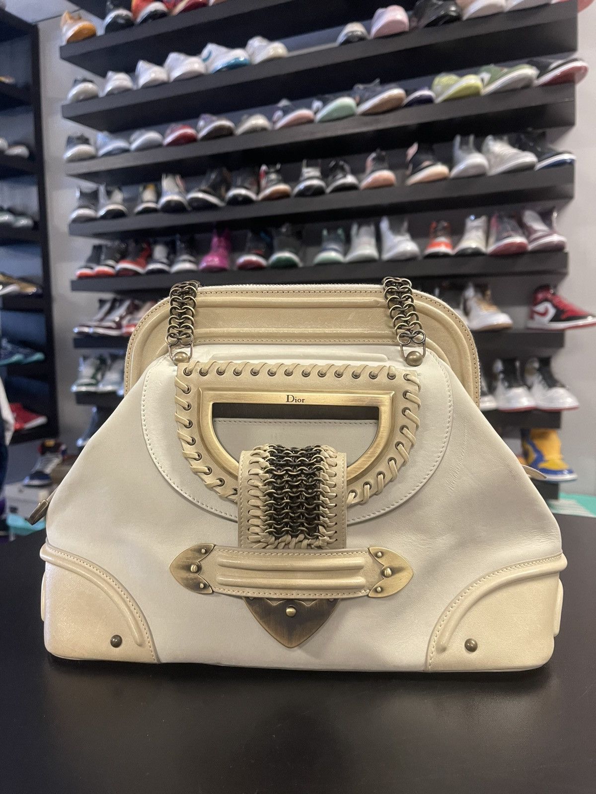 Dior Christian Dior Nubuck Medium Jeanne Frame Bag Authentic Size ONE SIZE - 1 Thumbnail
