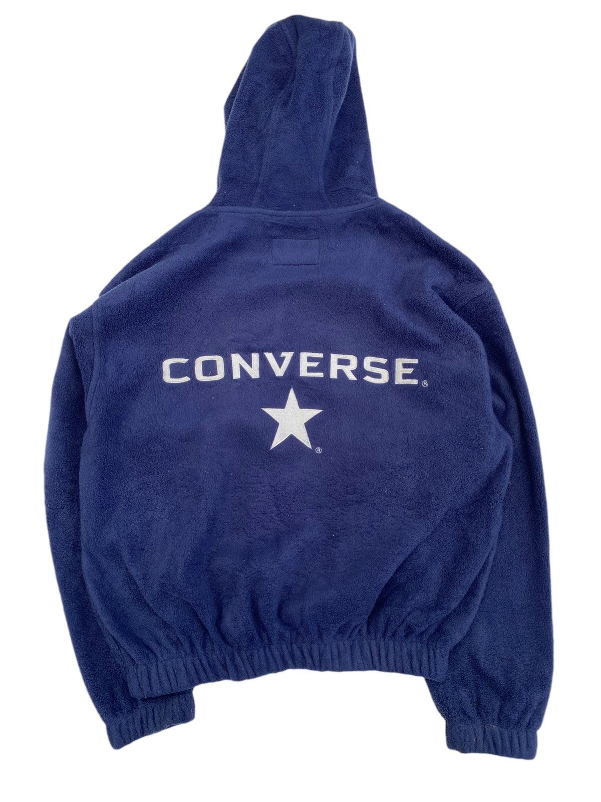 Converse × Vintage Vtg Converse Fleece Hoodie Big Logo Size US M / EU 48-50 / 2 - 1 Thumbnail