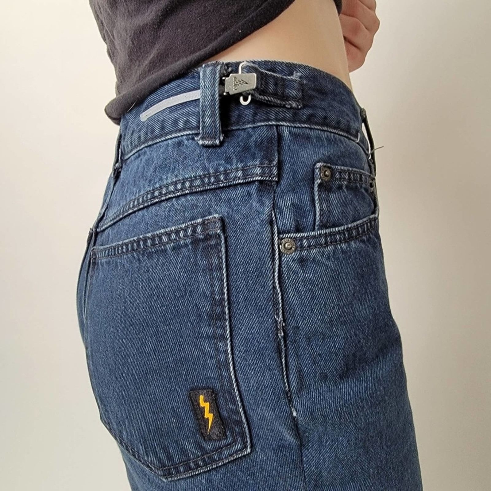 Vintage ZOOMP Vintage Y2k Aesthetics High Rise Raw Hem Jeans - 6 Size 28" / US 6 / IT 42 - 6 Thumbnail