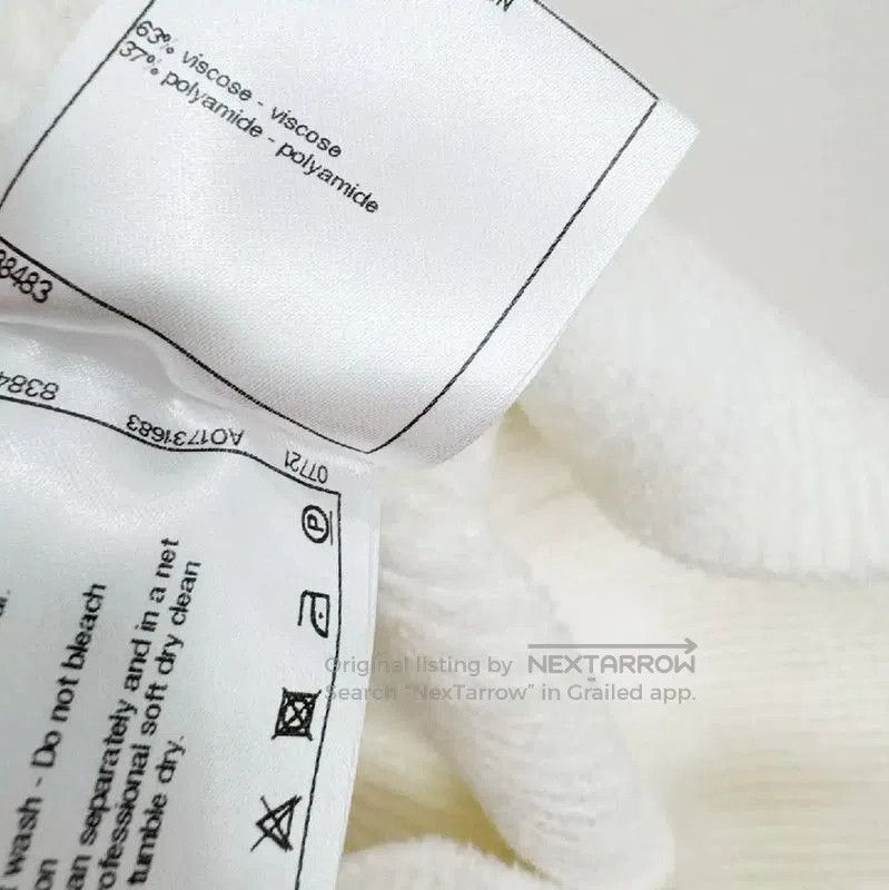 Chanel Chanel White Long Sleeve Pullover Sweater . Size S / US 4 / IT 40 - 6 Thumbnail