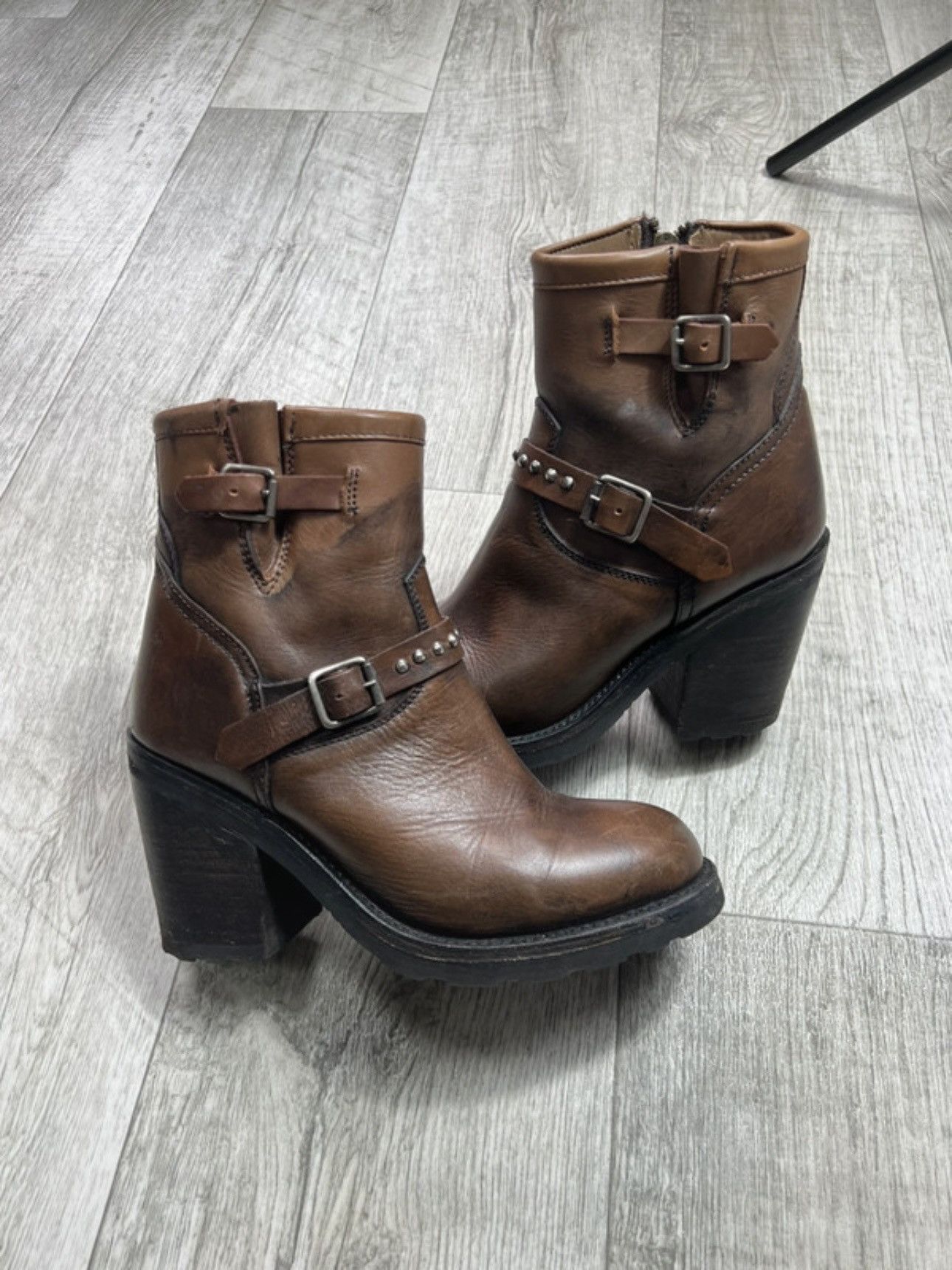 ASH Vintage ASH Leather Avant Garde Boots AirStep.98 Style Y2k Size US 9 / IT 39 - 1 Thumbnail