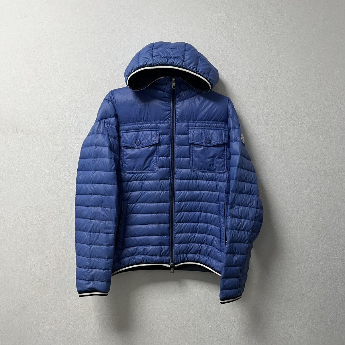 Moncler Moncler Puffer Jacket Blue Size S Size US S / EU 44-46 / 1 - 1 Thumbnail