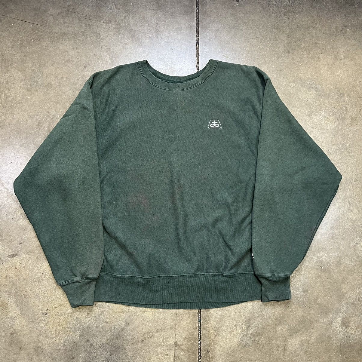Champion × Vintage Vintage Y2K Champion Reverse Weave Crewneck Sweatshirt Green Size US L / EU 52-54 / 3 - 1 Thumbnail